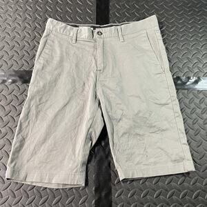 Volcom Shorts Mens 30 Gray Chino Walk Casual Pockets Logo Stone Skate Surf